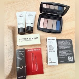 Victoria Beckham, CHANEL Le Lift, Armani lip, Lancôme, Rabbane New